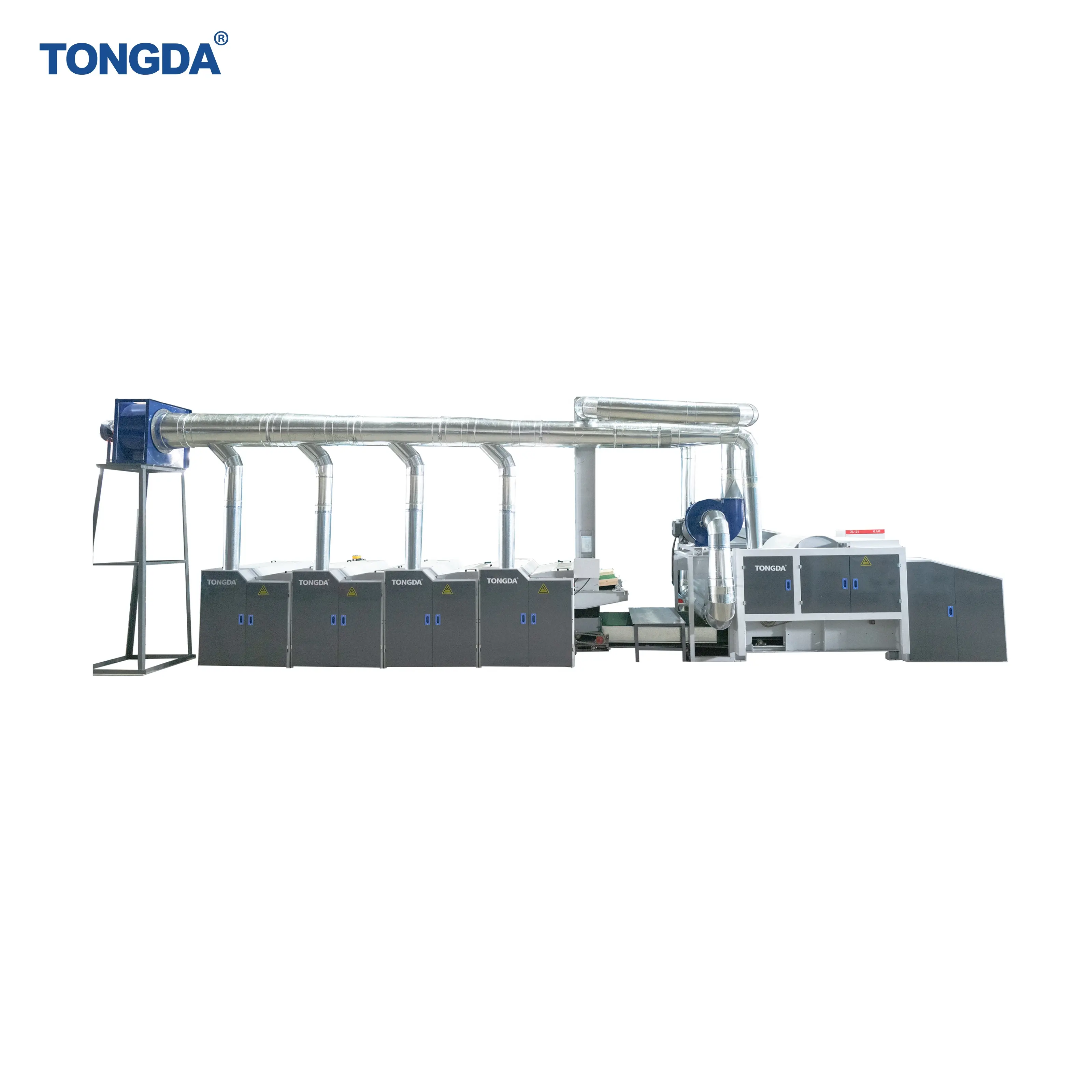 TONGDA-Línea de producción de spinning para reciclaje de residuos duros y blandos