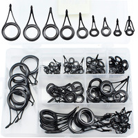 Juego de Guías de Pesca, 85 Piezas/Caja, Guías de Caña de Pescar de Acero Inoxidable y Cerámica, Accesorios de Pesca para Lago, Río y Arroyo, Venta al por Mayor