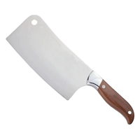 Couteau de boucher couperet robuste pour hacher les os Couteau de chef chinois en acier inoxydable avec poignée ergonomique et robuste