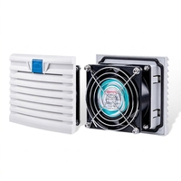 Protection IP54, filtration efficace de la poussière, ventilateur de refroidissement d'armoire en ABS ignifuge UL94-V0 pour la ventilation des boîtiers électriques