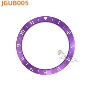 Anillo de Bisel de Aluminio Inclinado de 38 mm JGUB <span class=keywords><strong>GMT</strong></span>, Inserto de 12 Horas Compatible con Caja de Reloj RLX <span class=keywords><strong>GMT</strong></span> Negra Verde SUB de 40 mm - Product Image 5