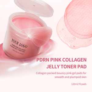 OEM somon DNA PDRN pembe kore jel Toner kollajen jöle ped Niacinamide yatıştırıcı düzensiz cilt tonu yüz bakımı kollajen 70 pedleri - Product Image 2