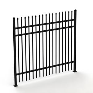 Panneaux de clôture en <span class=keywords><strong>acier</strong></span> de haute qualité, tubes métalliques galvanisés, <span class=keywords><strong>acier</strong></span> antirouille, clôture de sécurité, panneaux de clôture en fer forgé - Product Image 3