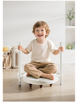 Scooter moderne à six roues pour enfants, intérieur, extérieur, jeu, maternelle, éducation précoce, entraînement, chariot d'équilibre en plastique durable