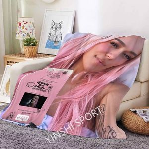 Recién llegado suave cálido <span class=keywords><strong>Karol</strong></span> <span class=keywords><strong>G</strong></span> Peso Carin Leon Santa Fe Klan franela polar manta adultos y niños - Product Image 1