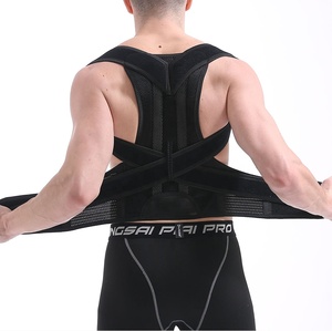 Corrector de <span class=keywords><strong>postura</strong></span> de espina dorsal para <span class=keywords><strong>hombre</strong></span>, correa de soporte, cinturón de malla ajustable, alta calidad - Product Image 4
