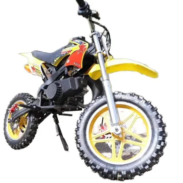 미니 49cc 50cc 포켓 바이크 먼지 자전거 어린 라이더 및 원숭이 자전거 사용을위한 어린이 크로스 오토바이