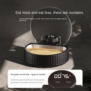 Paiwang 무선 유도 자동 방진 신선한 고양이 그릇 개를 위한 새로운 매일 실시간 계량 지능형 먹이 - Product Image 2