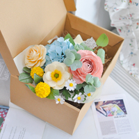 Nouveau Design Happy Mothers Day Flower Floral Packaging Roses Gift Mom Flower Box pour Bouquets Flower