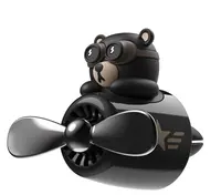 Deodorante per Auto orso pilota elica rotante uscita aria diffusore di profumo profumo magnetico per interni Auto accessori Auto