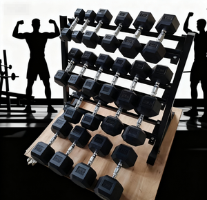 Hex dökme demir dambıl seti 1-40KG <span class=keywords><strong>Fitness</strong></span> ekipmanları kauçuk ağırlıkları ile ev egzersiz için Dumbbells için spor salonu - Product Image 3