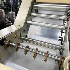 Mesin pembuat benang pembungkus PE PP ekstruder bundel tali sedotan plastik daur ulang kapasitas tinggi