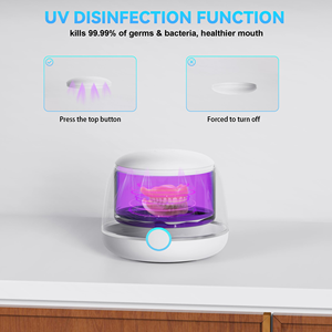 Limpiador Ultrasónico Personalizado de 200ml Tipo-C ODM para Retenedores, Alineadores, Dentaduras Postizas y Protectores Bucales - Product Image 2