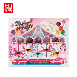 Juguetes de cuentas artesanales <span class=keywords><strong>para</strong></span> niña, Kit de joyería de moda con <span class=keywords><strong>perfil</strong></span> de crayón, Diy, vestido de belleza divertido, abalorio, pulsera, cuerda de mano, 2022 - Product Image 3