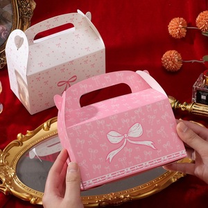 Cajas <span class=keywords><strong>de</strong></span> Regalo con Diseño <span class=keywords><strong>de</strong></span> Amor Rosa para Galletas, Dulces y Recuerdos, Decoración para Fiesta <span class=keywords><strong>de</strong></span> San Valentín - Product Image 5