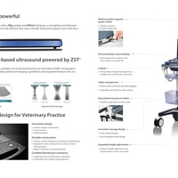 Ecógrafo Veterinario Doppler Color Portátil Mindray Vetus E7 con Sonda C11-3s y C5-1s