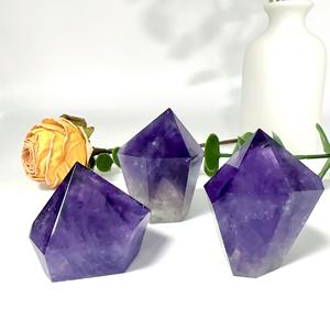 Pierre de guérison de haute qualité en gros, pointe d'améthyste, <span class=keywords><strong>prix</strong></span> des cristaux, tour d'améthyste violette, pointe de cristal, <span class=keywords><strong>baguette</strong></span> pour la décoration - Product Image 5