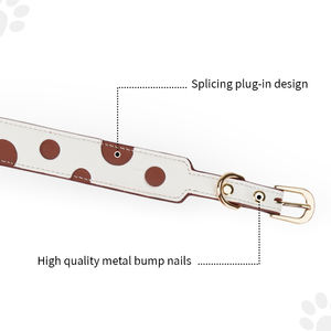 JANYO di lusso regolabile in vera pelle collari per cani e gatti di alta qualità - Product Image 4