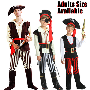 Costume da Pirata per Bambini All Saints, Stile Vintage TV e Cinema, Set con Cappello e Maglietta - Product Image 2