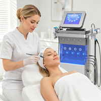 Appareil de Soin Beauté 11-en-1 Hydra Beauty pour Nettoyage Facial avec Infusion d'Oxygène et Exfoliation Douce
