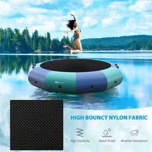 Trampoline flottant de 10 pieds avec gonfleur de 500 W, capacité de 330 livres - Product Image 1