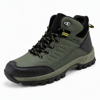Chaussures de randonnée imperméables unisexes AIMVVSEC avec logo personnalisé, tige haute, pour l'hiver, avec embout en acier, pour le travail en usine, chaussures de neige pour l'extérieur