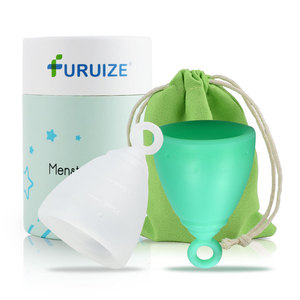 Coppetta mestruale Furuize senza BPA, morbida e flessibile, per donne, raccoglitore mestruale, alternativa zero sprechi ai <span class=keywords><strong>tamponi</strong></span> - Product Image 4