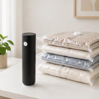 Pompe à vide USB pour la conservation des aliments, la préparation des repas, les sacs à vêtements, l'économie d'espace, gadget de cuisine rechargeable, couleur personnalisée, usine OEM