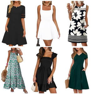 Hot Selling Women's Cotton <b>Suspender</b> <b>Tight</b> Dress Model QZ-040 China Clearance Random Shipment Wholesale Stock Sale Bulk - Product Image 1