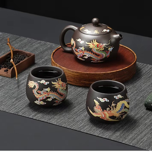 Céramique 200ml Fengming Pot De Luxe <span class=keywords><strong>Vintage</strong></span> Chinois Chantant Théière Ensemble pour Théière Café Haute <span class=keywords><strong>Porcelaine</strong></span> pour Thé et Café - Product Image 4