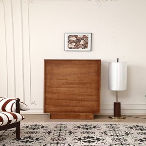 Mid-Century Modern Modular Solid Wood <b>Storage</b> <b>Cabinet</b> for Home Furniture Multi-Purpose for Bedrooms Living <b>Rooms</b> <b>Dining</b> Hotels - Product Image 5