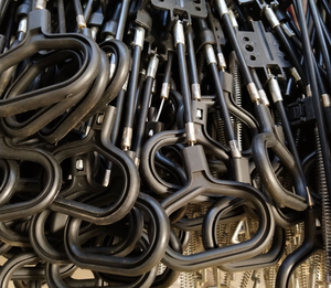 मजबूत झुकनेवाला सोफे/कुर्सी अन्य निर्माता ब्रांडों रिलीज अंडाकार काले सभी-धातु पुल झुकनेवाला संभाल - Product Image 6