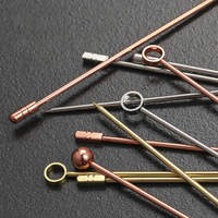 Palillos de metal personalizados para mezclar bebidas, herramientas de barra decorativas con aceitunas, palillos para cócteles, palillos para frutas, adornos para bebidas