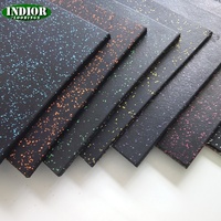 Dalles en caoutchouc EPDM emboîtables haute densité pour gymnase, équipement de stand de tir, piste de course