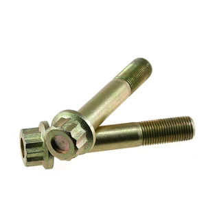 Vite a Flangia a Dodici Angoli in Acciaio al Carbonio, Zincata Gialla di Qualità Duplex, DIN 65438 M8*1.25, <span class=keywords><strong>Mezzo</strong></span> Filetto - Product Image 1
