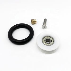 608Z rulman tekerlekler kauçuk halka sürgülü çekmece kılavuzu plastik silindirler naylon kasnak - Product Image 3