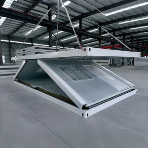 <span class=keywords><strong>Maison</strong></span> conteneur pliable portable, installation <span class=keywords><strong>rapide</strong></span>, bâtiment préfabriqué pour le logement des projets de construction de camps miniers - Product Image 1