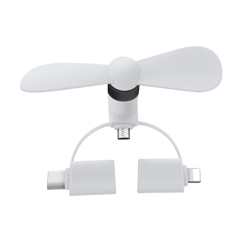 Рекламный Портативный USB-вентилятор для телефона с логотипом на заказ, мини-USB-вентилятор для iPhone и Android