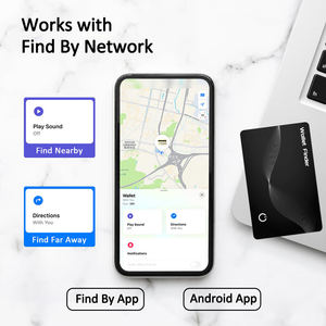 Custom Pattern MFI Certified <strong>Find</strong> <strong>Me</strong> Android Smart GPS Tracker Rastreador Billetera Slim air Card tracker Card Finder for Wallet - Product Image 4