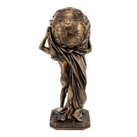 Le Dieu Grec Hercule Statue Résine Antique Figure En Or Pour La Décoration De La Maison