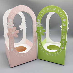 Caja de Regalo Romántica de Lujo para el Día de San Valentín, Caja de Flores Reutilizable y Reciclable con Impresión de Color Fijo y Laminado Mate - Product Image 2