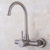 Robinet de cuisine thermostatique moderne à monobloc en acier inoxydable, mitigeur eau chaude et froide, prix de gros usine