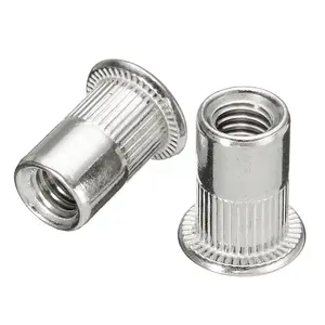 Customized Threaded Inserts Stainless Steel Rivet Nuts With Knurled