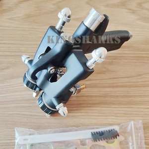 Vòi phun đôi 1.4mm 1.8mm 2.2mm xe ô tô bánh xe trung tâm nano phun mạ Súng HVLP mạ Crôm mạ crôm sơn phun súng - Product Image 6