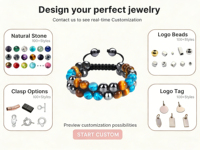 Pulsera de Piedras Naturales con Cuentas de Ojo de Tigre y Cristal, Hematita y Piedra Volcánica, Joyería de Moda Masculina Budista para Sanación Metafísica, Nueva