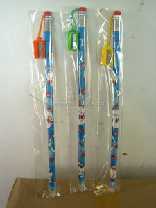 Wholesale High Quality Wooden Printed Jumbo <b>Pencil</b> With Sharpener - Product Image 2