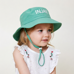Gorros personalizados para niños, tela vaquera de pana y felpa, tipo poliéster, precio de fabricación de tela, soporte OEM, INJAEVINA, sombrero para el sol para niños, Vietnam - Product Image 5