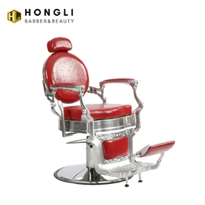 2024新しいデザイン米国スタイル工場価格アンティークヘアサロン椅子ベースセディア理髪椅子サロン用