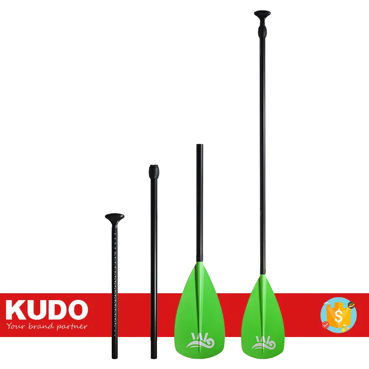 KUDO kürek modeli % 3000139 naylon bıçak uzunluğu ayarlanabilir 175cm ila 215cm 3-Piece kürek kurulu SUP kürek