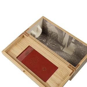 Handmade DS Brand MDF Single Bottle Wine Box Engraving Logo Option Rectangle Shape Customizable for Gift Craft Model DSW-1028 - Product Image 2